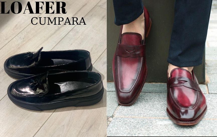 Loafers din piele naturala pentru barbati